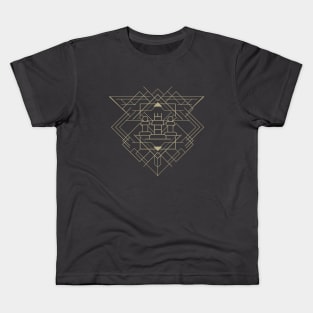 Art Deco Chess Rook Kids T-Shirt